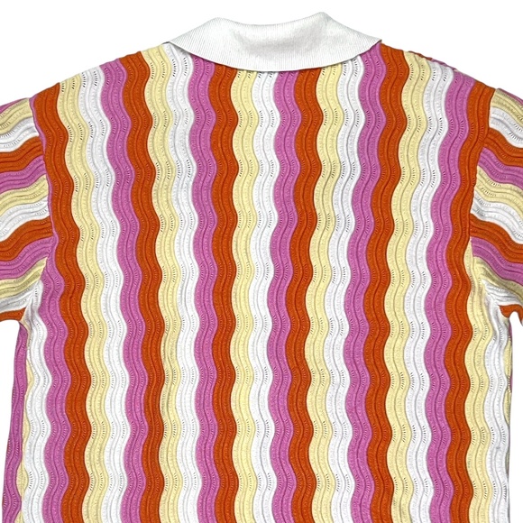 YLLW The Label Felix Knit Striped Mini Dress in Sorbet Size S/M - Picture 11 of 13